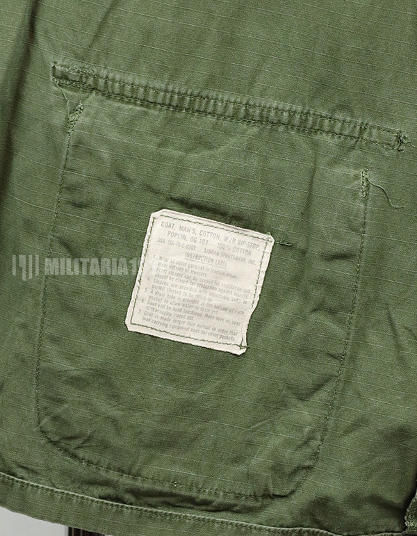 Original Late Jungle Fatigue Ripstop M-S 1970 with GB patch (retrofitted)
