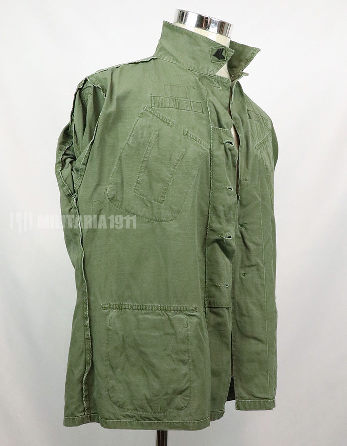 Original Late Jungle Fatigue Ripstop M-S 1970 with GB patch (retrofitted)