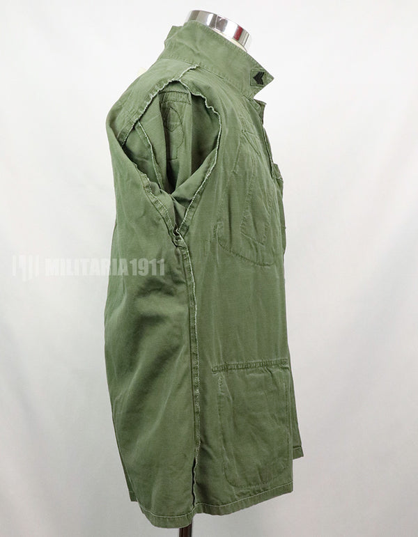 Original Late Jungle Fatigue Ripstop M-S 1970 with GB patch (retrofitted)