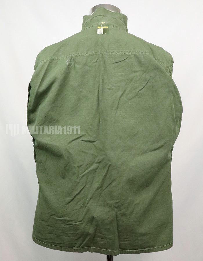 Original Late Jungle Fatigue Ripstop M-S 1970 with GB patch (retrofitted)