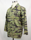 Original Late War Lightweight Tiger Stripe Shirt, thin, scratched, used.