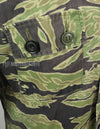 Original Late War Lightweight Tiger Stripe Shirt, thin, scratched, used.