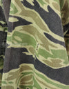 Original Late War Lightweight Tiger Stripe Shirt, thin, scratched, used.