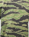 Original Late War Lightweight Tiger Stripe Shirt, thin, scratched, used.