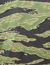 Original Late War Lightweight Tiger Stripe Shirt, thin, scratched, used.
