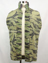 Original Late War Lightweight Tiger Stripe Shirt, thin, scratched, used.