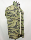 Original Late War Lightweight Tiger Stripe Shirt, thin, scratched, used.
