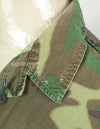 実物　アメリカ軍 USMC　製造年不明　ERDL　ジャングルファティーグジャケット 使用感あり　中古品 グリーンリーフ