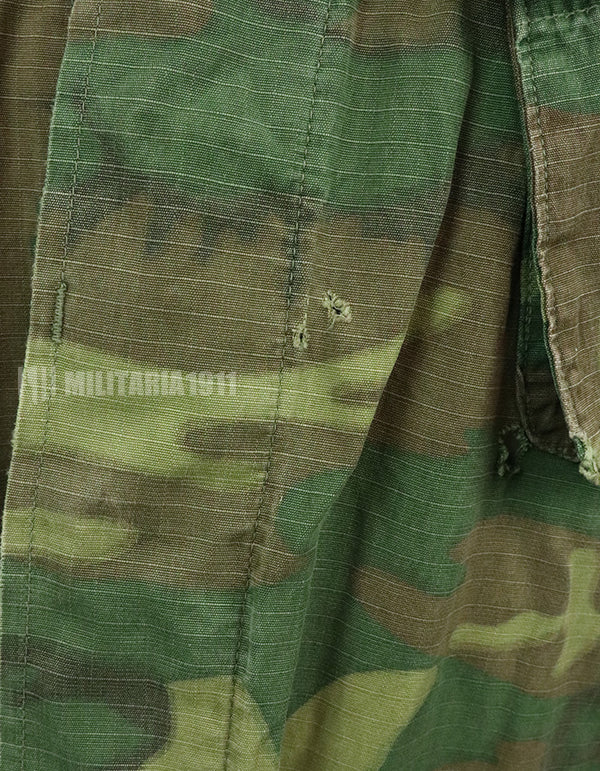Original US Military USMC 1969 ERDL Jungle Fatigue Jacket, used, used Green leaf