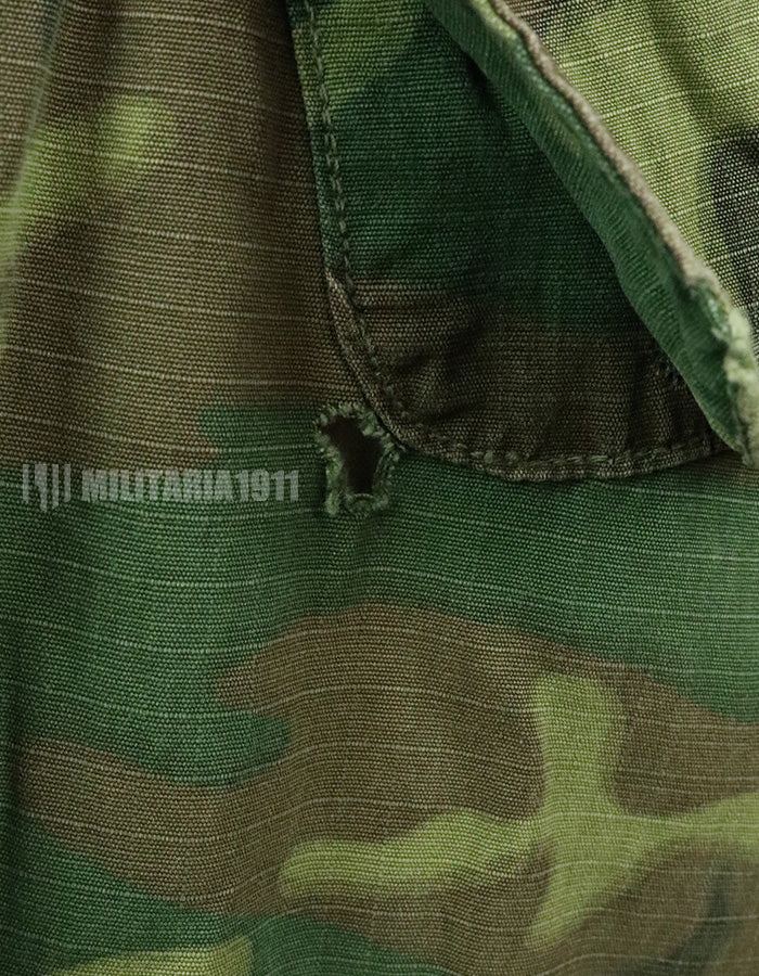 Original US Military USMC 1969 ERDL Jungle Fatigue Jacket, used, used Green leaf