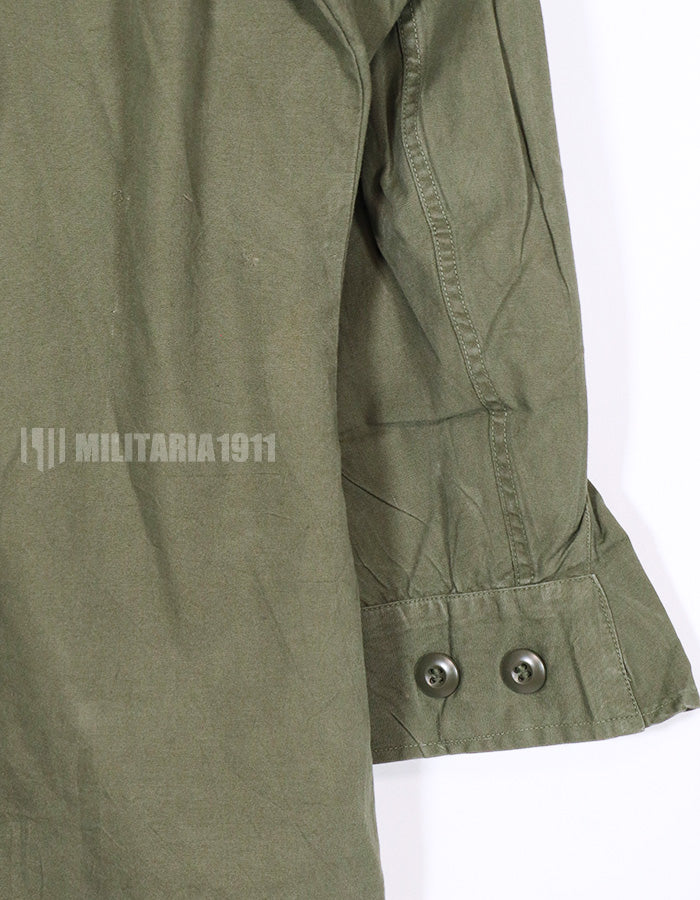 実物　アメリカ軍　ジャングルファティーグ　3rdモデル　ノンリップストップ　L-R ジャケット　1967年製