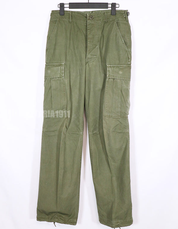 実物　ジャングルファティーグパンツ　3rd モデル　ノンリップストップ生地　中古品
