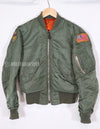 Real 1970 USAF L2-B flight jacket with patches (retrofitted)