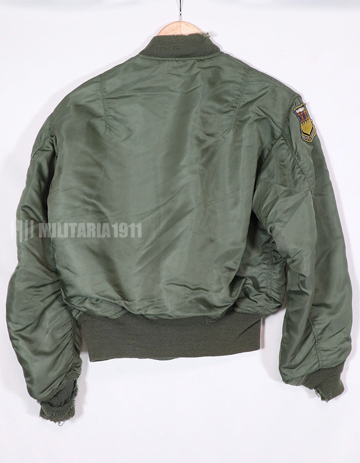 Real 1970 USAF L2-B flight jacket with patches (retrofitted)