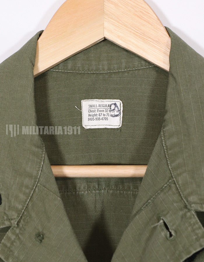 実物　USAF　1969年製 後期型　ジャングルファティーグ　直接刺繍あり
