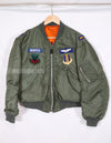 Real 1972 USAF L-2B Flight Jacket with insignia (retrofitted)
