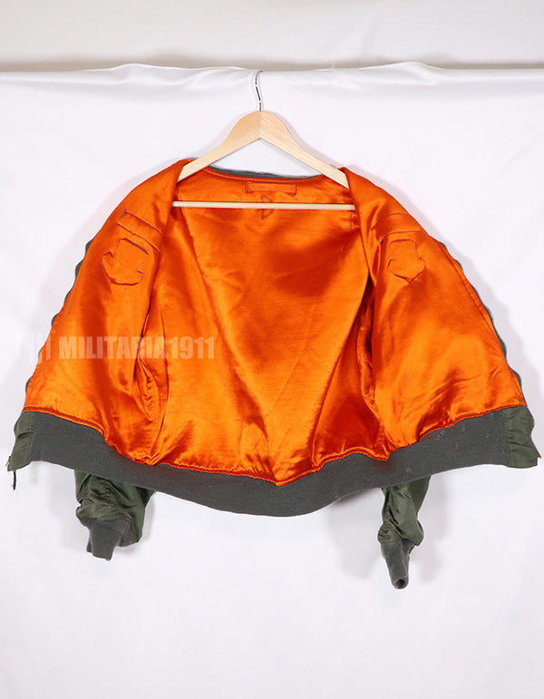 Real 1972 USAF L-2B Flight Jacket with insignia (retrofitted)