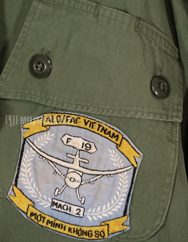実物　1964年会計　1st Model ジャングルファティーグ　ジャケット　USAF パッチ付き（初付け）　