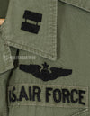 実物　1964年会計　1st Model ジャングルファティーグ　ジャケット　USAF パッチ付き（初付け）　