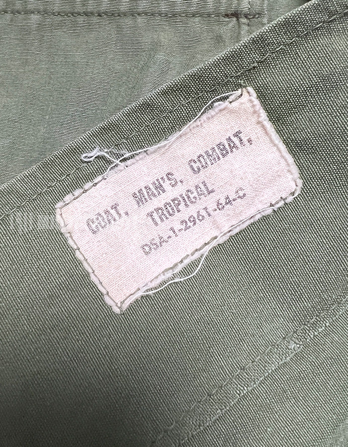 実物　1964年会計　1st Model ジャングルファティーグ　ジャケット　USAF パッチ付き（初付け）　