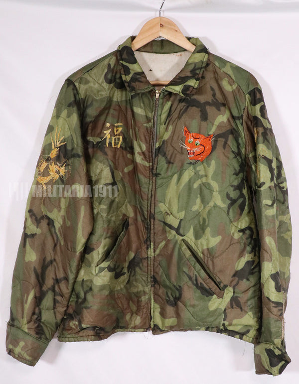 実物 ベトナムローカルメイド品　ベトナム戦争　スーバニアジャケット　68-69