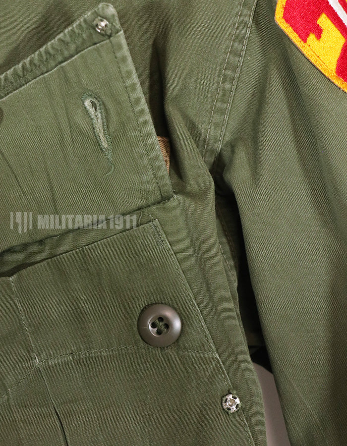 Real 3rd Model Jungle Fatigue Jacket Non Ripstop with MACV Patch  and Direct Embroidery Insignias