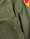Real 3rd Model Jungle Fatigue Jacket Non Ripstop with MACV Patch  and Direct Embroidery Insignias