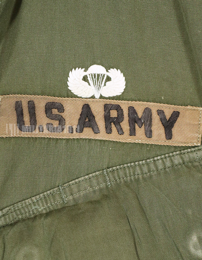 Real 3rd Model Jungle Fatigue Jacket Non Ripstop with MACV Patch  and Direct Embroidery Insignias