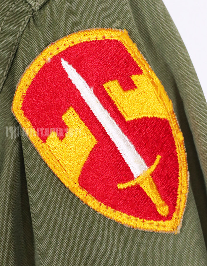 Real 3rd Model Jungle Fatigue Jacket Non Ripstop with MACV Patch  and Direct Embroidery Insignias