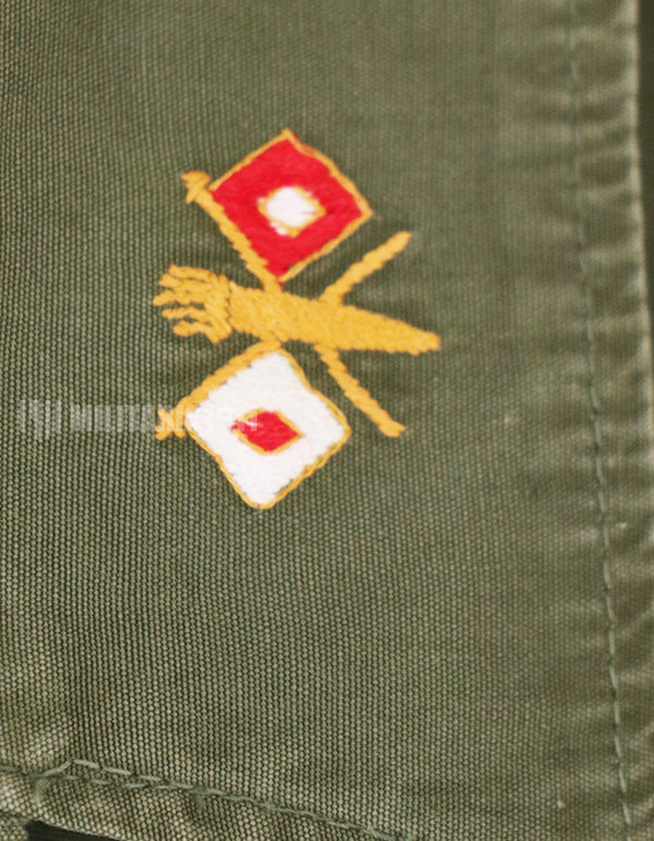 Real 3rd Model Jungle Fatigue Jacket Non Ripstop with MACV Patch  and Direct Embroidery Insignias