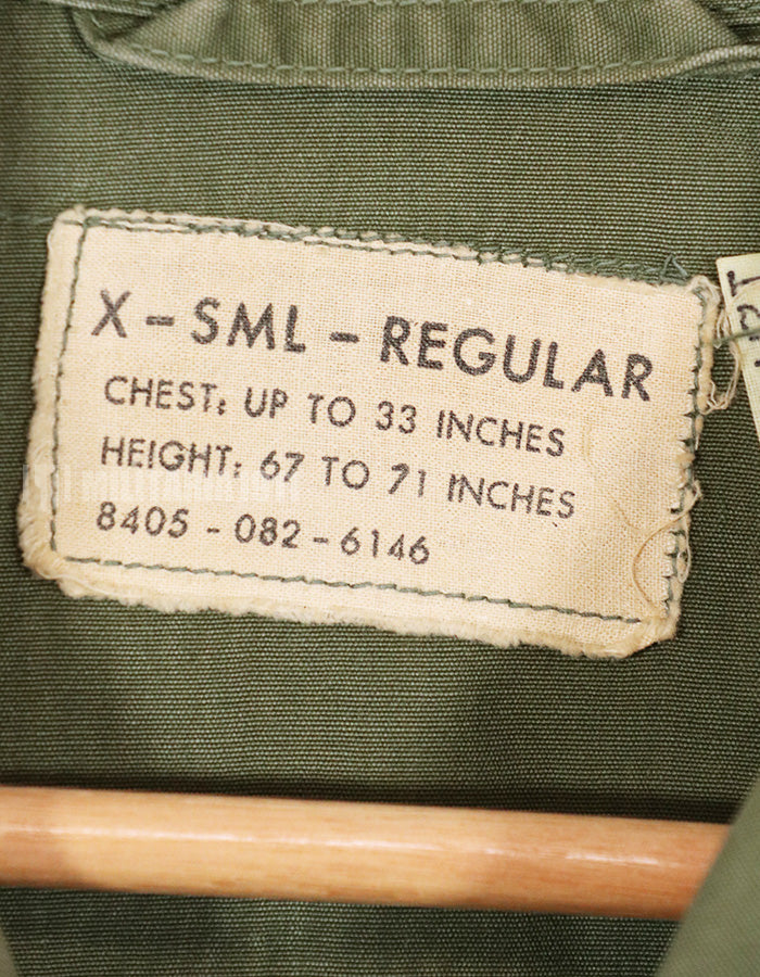 Real 3rd Model Jungle Fatigue Jacket Non Ripstop with MACV Patch  and Direct Embroidery Insignias