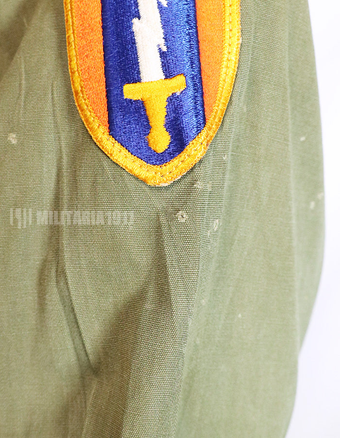 Real 3rd Model Jungle Fatigue Jacket Non Ripstop with MACV Patch  and Direct Embroidery Insignias