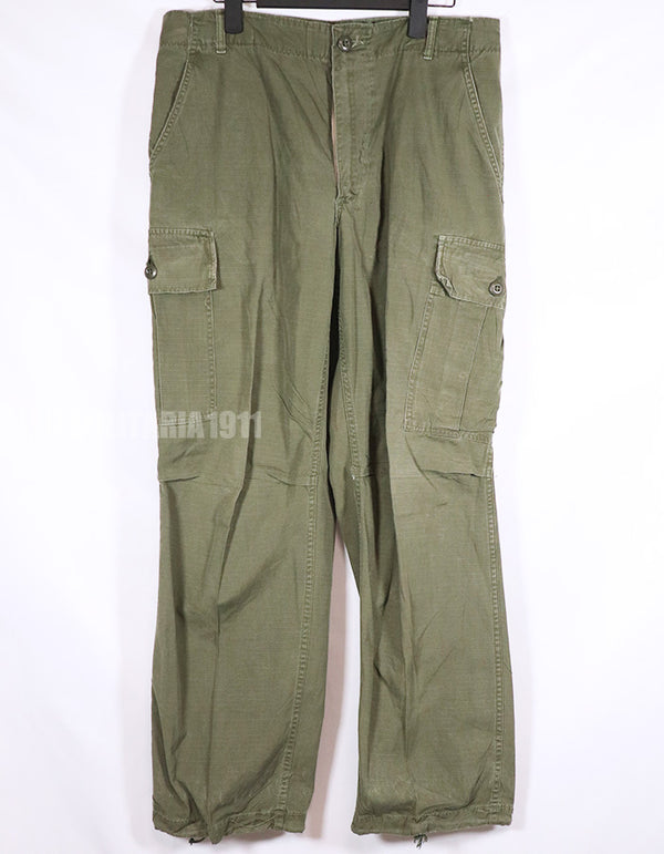 Real Early Cut Modified 4th Model Jungle Fatigue Pants Ripstop Fabric