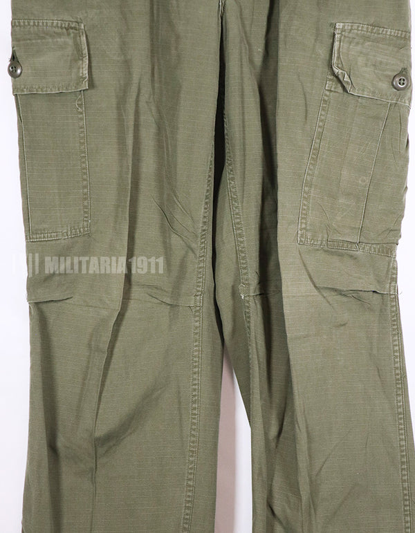 実物　初期型カット改造品　4th Model ジャングルファティーグパンツ　リップストップ生地