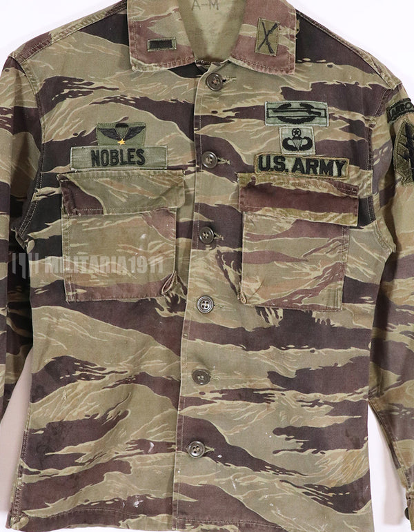 実物　タイガーストライプ　シャツ　ARVN クラシックパターン　レストアパッチ付