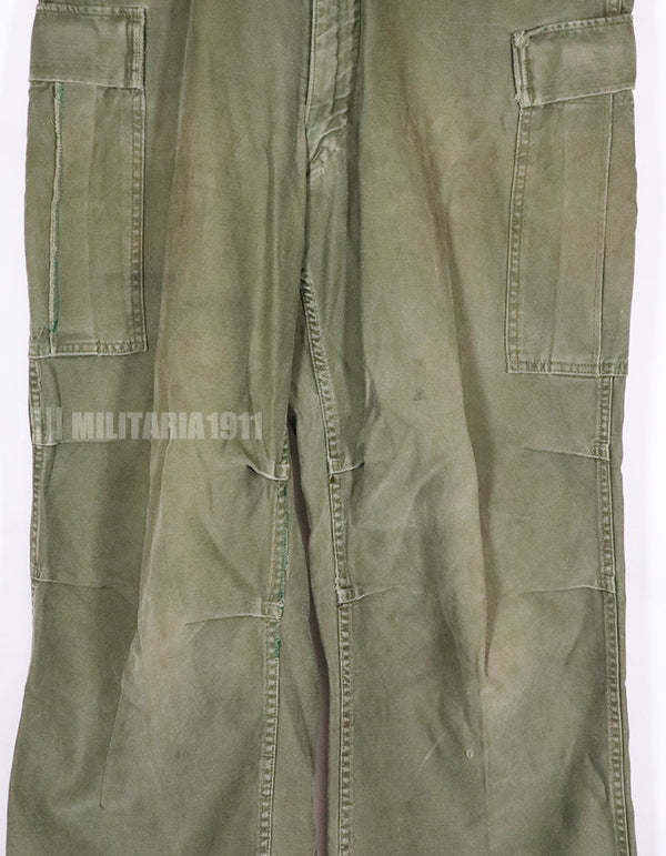 実物　アメリカ軍　M51 コットンフィールドパンツ　中古品 Regular- Small