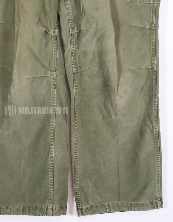 実物　アメリカ軍　M51 コットンフィールドパンツ　中古品 Regular- Small