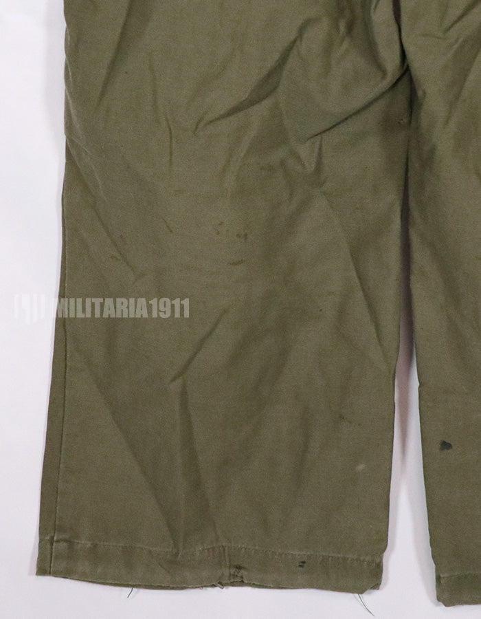 実物　1974年製 M65 コットンフィールドパンツ　中古品　退色あり