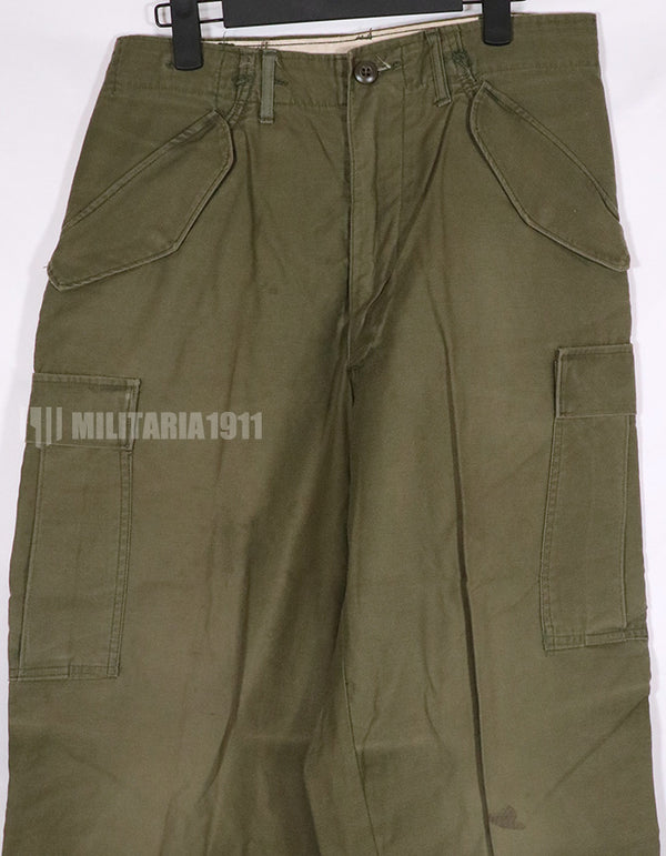 実物　1973年製 M65 コットンフィールドパンツ　中古品　退色あり