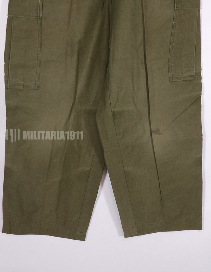 実物　1973年製 M65 コットンフィールドパンツ　中古品　退色あり