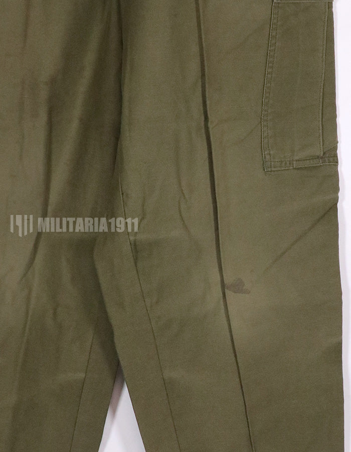 実物　1973年製 M65 コットンフィールドパンツ　中古品　退色あり
