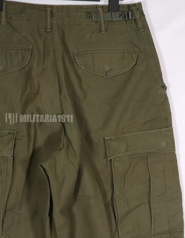実物　1973年製 M65 コットンフィールドパンツ　中古品　退色あり