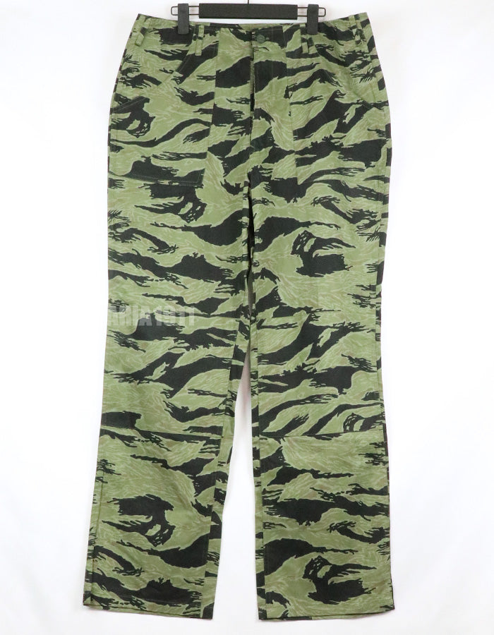 Replica Sea Wave Pattern Tiger Stripe Utility Pants Cut Tiger Stripe Pants