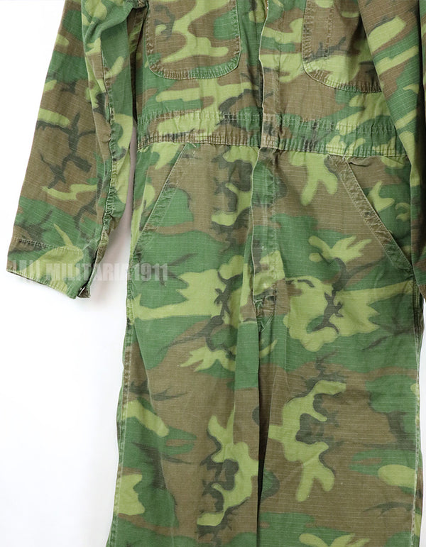 レプリカ扱い　実物ERDL生地使用　カバーオール　ハンティング用民生品　中古品