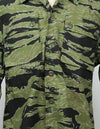 Replica Tiger Stripe Asian Cut Top and Bottom Set  Low Cost made