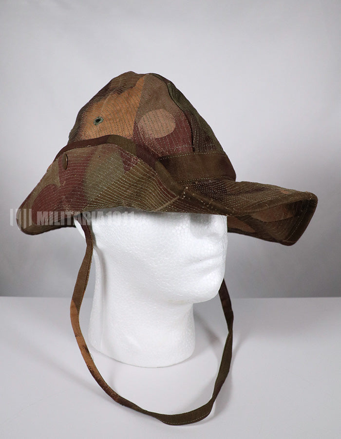Real Fabric Replica French Army South Vietnam Army Windproof Camouflage Bush Hat Used