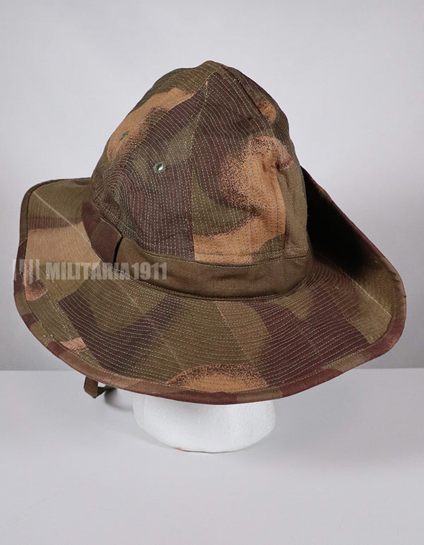 Real Fabric Replica French Army South Vietnam Army Windproof Camouflage Bush Hat Used