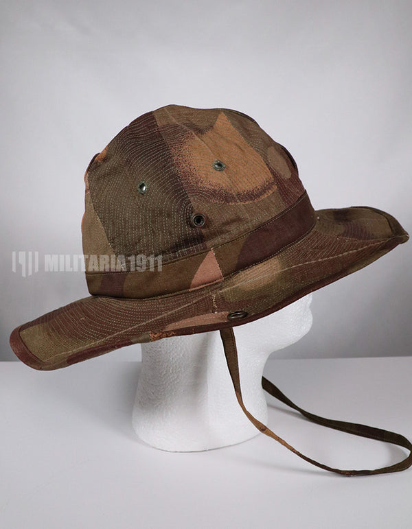 Real Fabric Replica French Army South Vietnam Army Windproof Camouflage Bush Hat Used