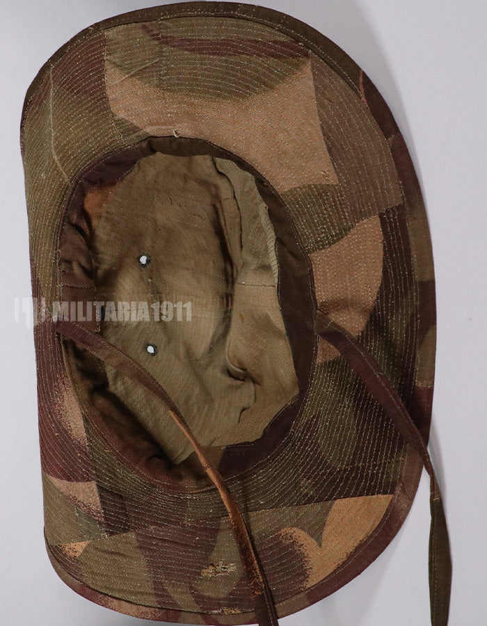 Real Fabric Replica French Army South Vietnam Army Windproof Camouflage Bush Hat Used